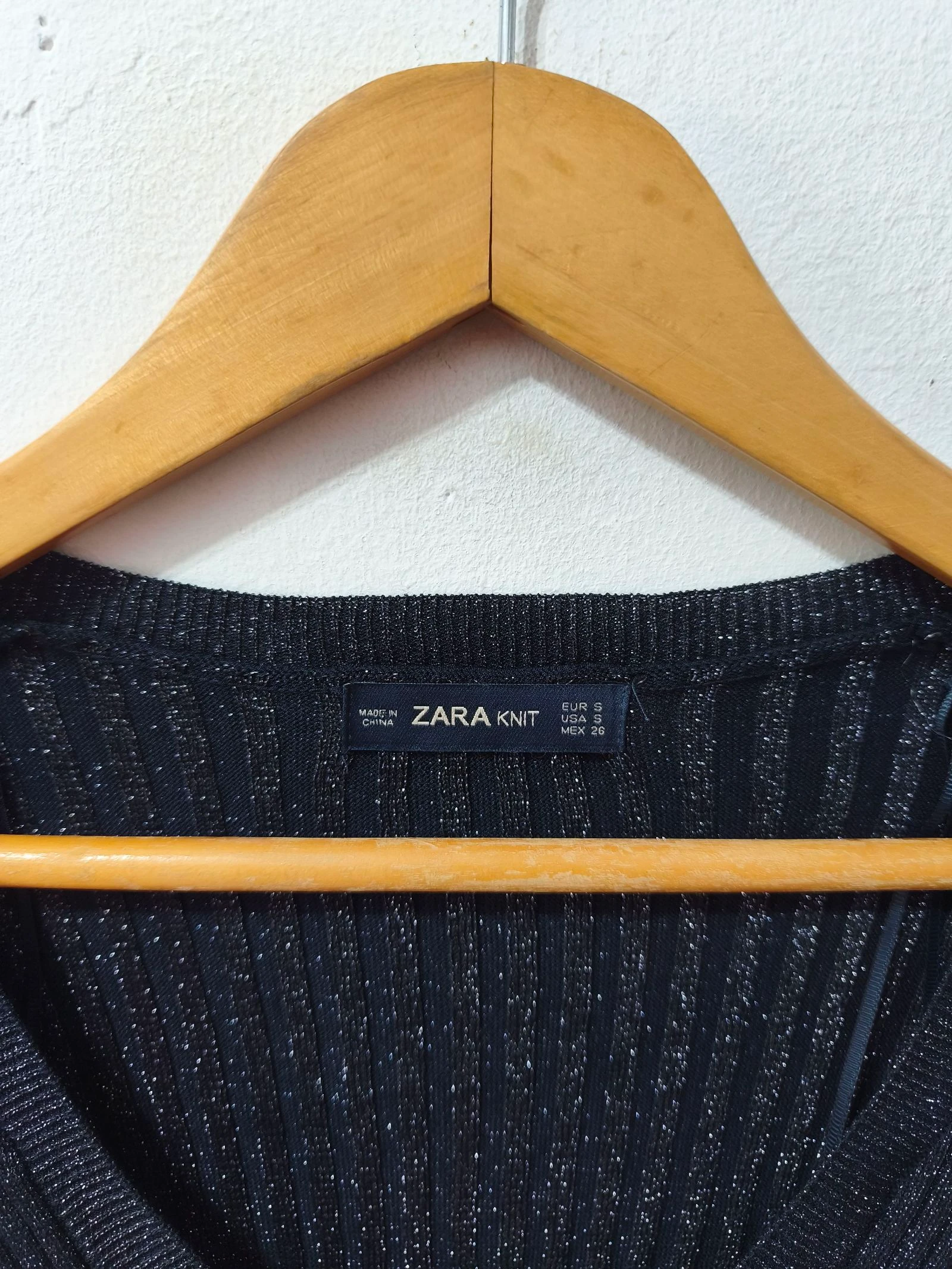 Zwart jurk Zara vrouw Maat S – photo 4